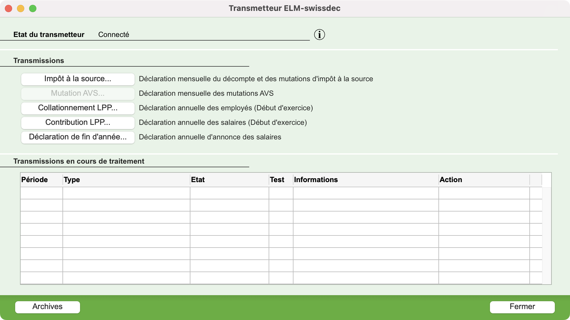 Transmetteur Swissdec